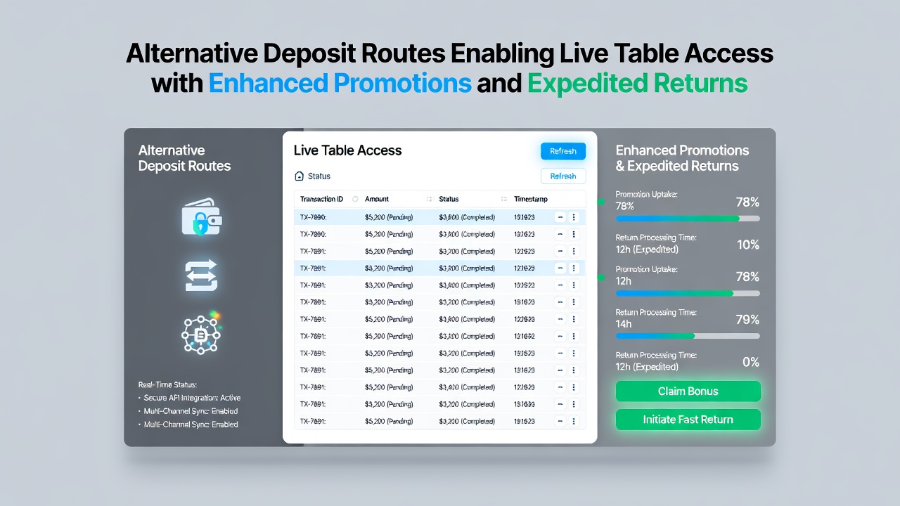 Diagram comparing traditional bank transfers versus mobile carrier deposits for live table sessions with payout timelines