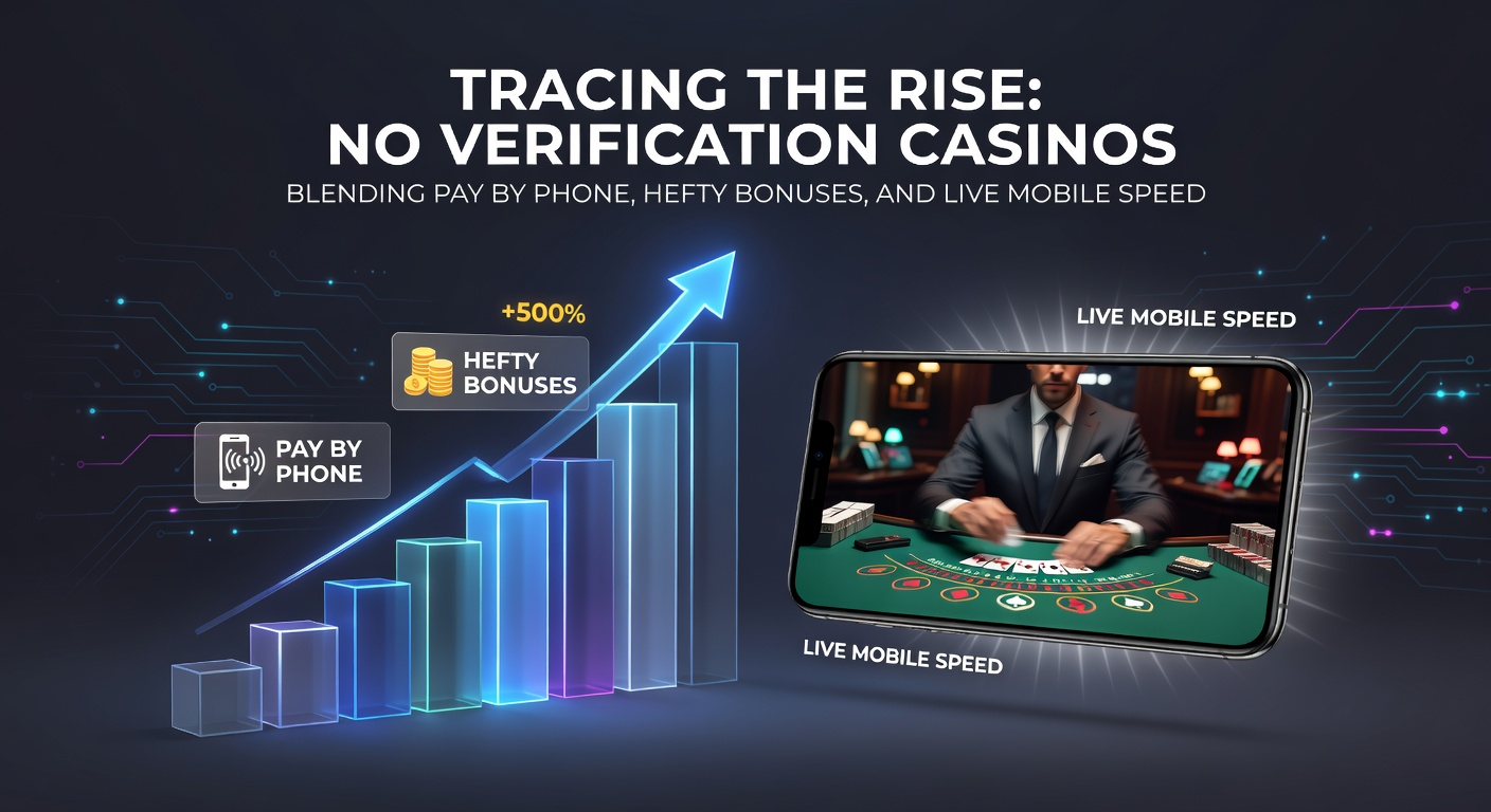 Close-up of a smartphone in action, showing a no-verification casino interface with phone deposit confirmation, stacked bonus chips, and a live dealer roulette wheel spinning at high speed